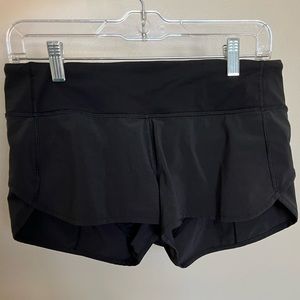 Lululemon Speed Up Low-Rise Lined Short 2.5” Black